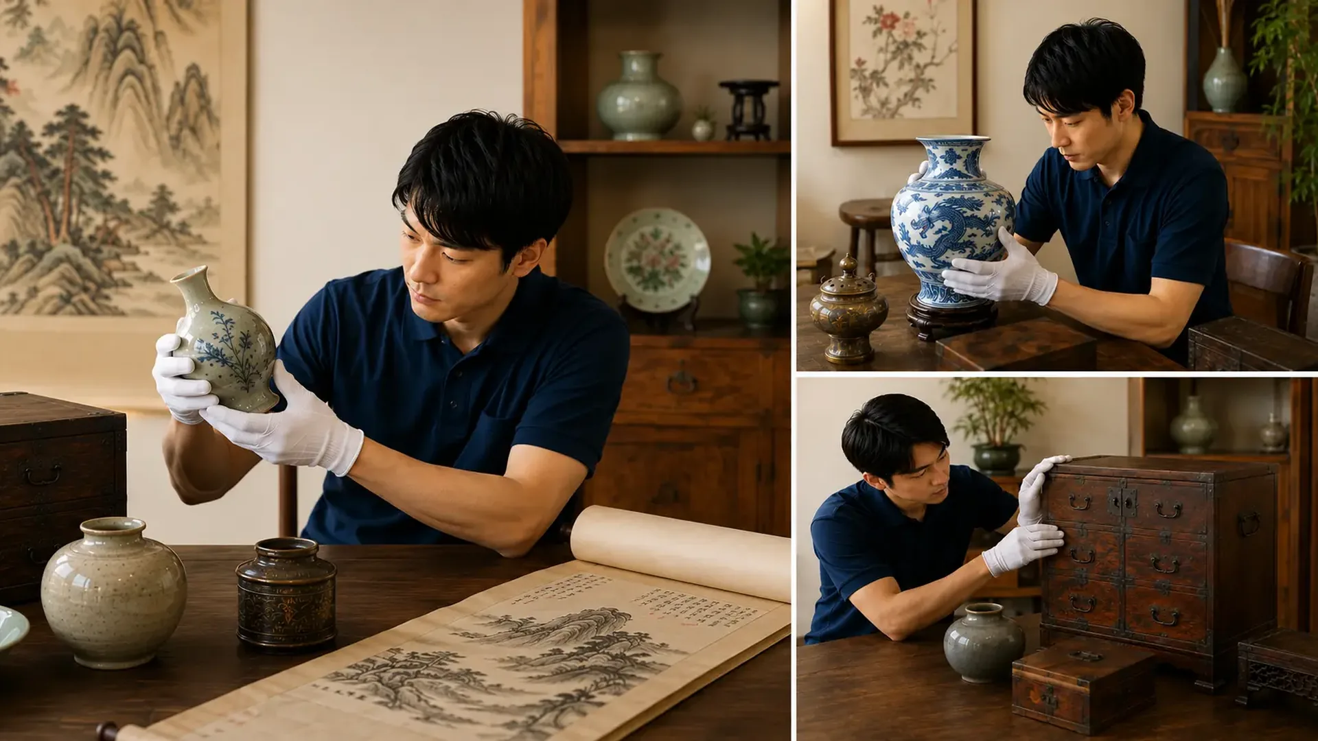 ご家庭でご不用の中国品・中国家具・李朝家具を買取します