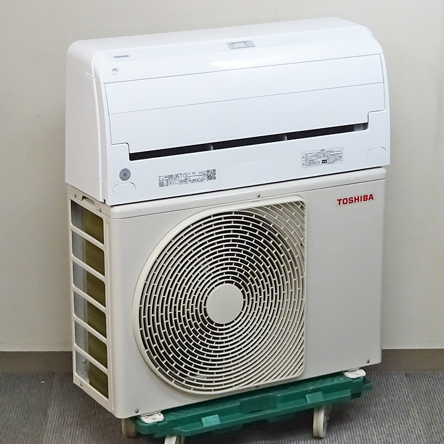 TOSHIBA【RAS-J562RT】東芝 大清快 プラズマ空清 フィルター自動掃除 マジック熱交換器 無線LAN内蔵 エアコン 主に18畳 単相200V 2022年製