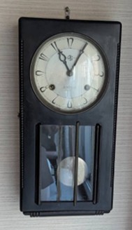 熊谷市で愛知時計電機の振り子式掛時計を出張買取をさせていただきました