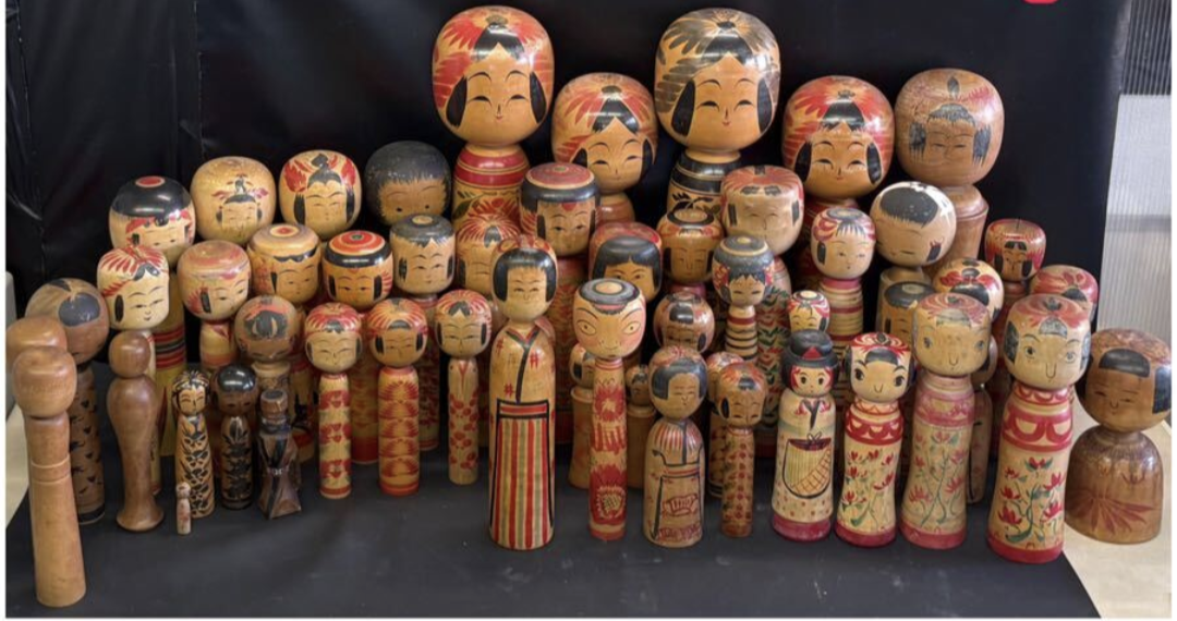 熊谷市で遺品整理の為、家具やこけし人形など収集品の買取をさせて頂きました。